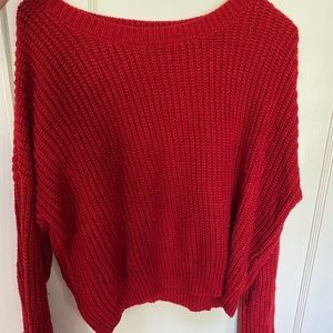 FOREVER 21 red sweater